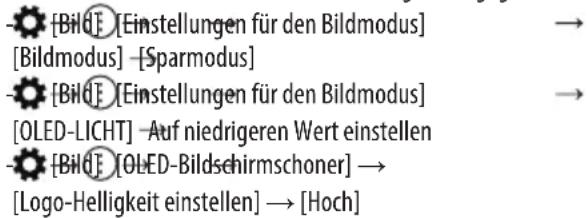 LG 48ES961H0ZD - Wichtige Informationen zur Verhinderung von temporären Nachbildern - 1