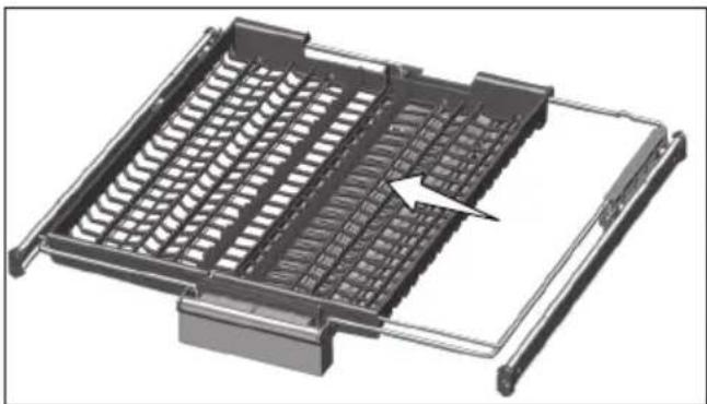 BEKO BDFN15420W - Ceiling cutlery basket - 3