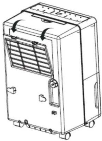 SoleusAir HCT-D70E-A - CAUTION: DO NOT OPERATE THE DEHUMIDIFIER WITHOUT THE INCLUDED FILTER - 1