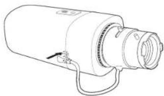 Wisenet XNB-6000 - Connecting the Auto Iris Lens connector - 1