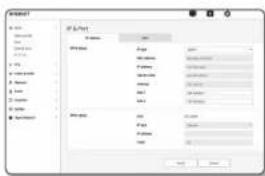 Wisenet XNB-6000 - IP & Port - 1