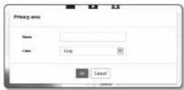 Wisenet XNB-6000 - To set the privacy zone - 2