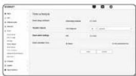 Wisenet XNB-6000 - Time schedule - 1