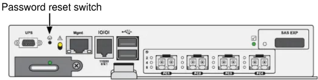 Promise Technology VTrak E630f - Resetting the Default Password - 1