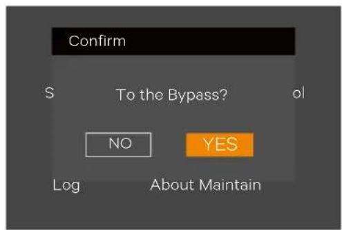 Liebert ITA2 - Transfer From Inverter Mode To Bypass Mode - 3