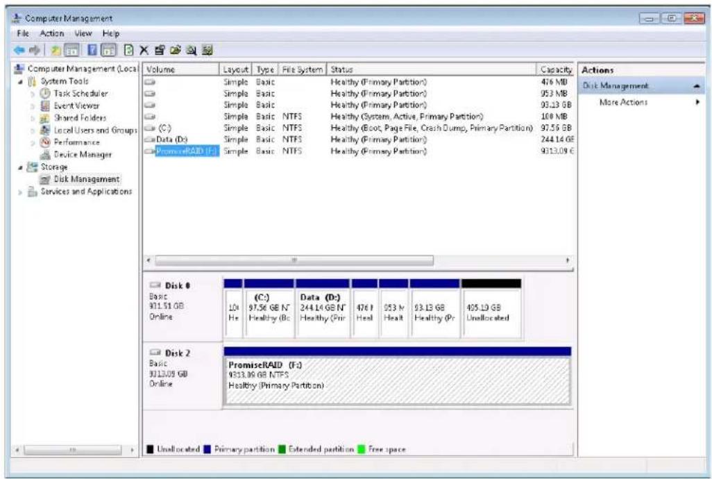 Promise Technology Pegasus3 R4 - Format Pegasus3 on Windows 10 - 7