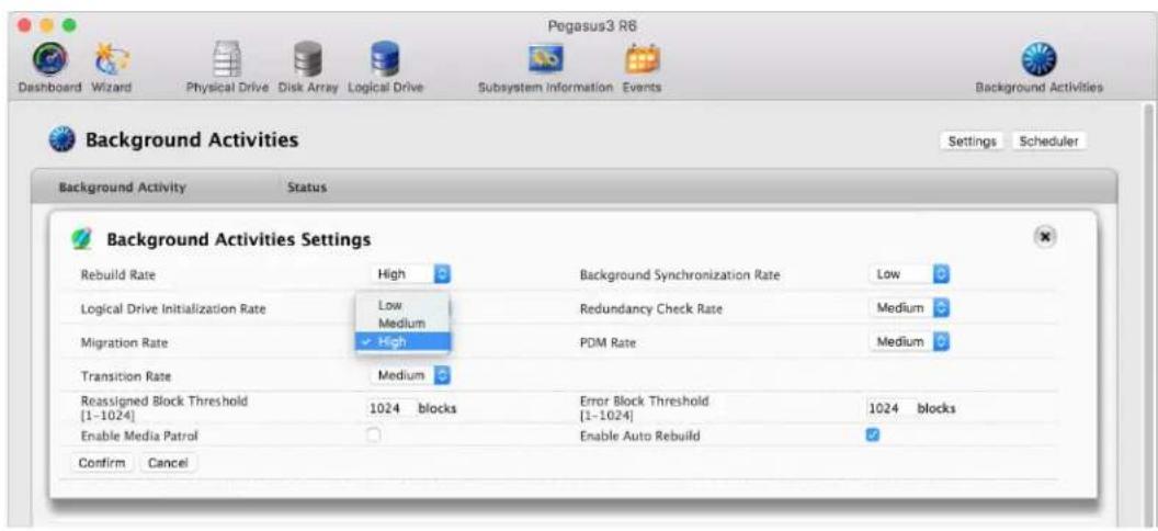 Promise Technology Pegasus3 R4 - Making Migration Settings - 1