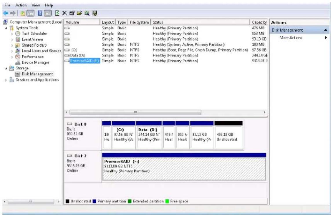 Promise Technology Pegasus3 R4 - Format Pegasus3 on Windows 7 - 6