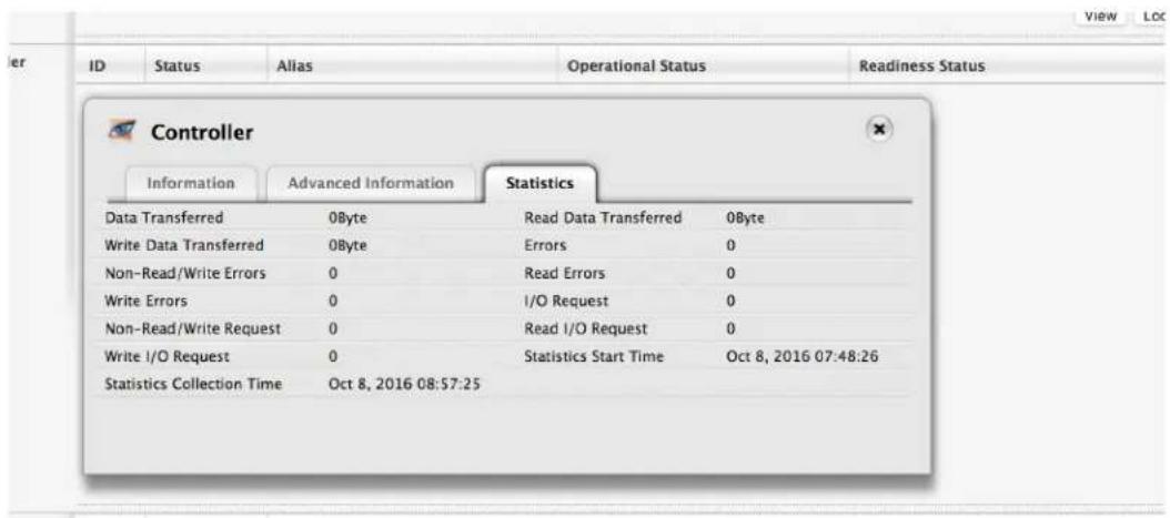 Promise Technology Pegasus3 R4 - Viewing Controller Statistics - 1
