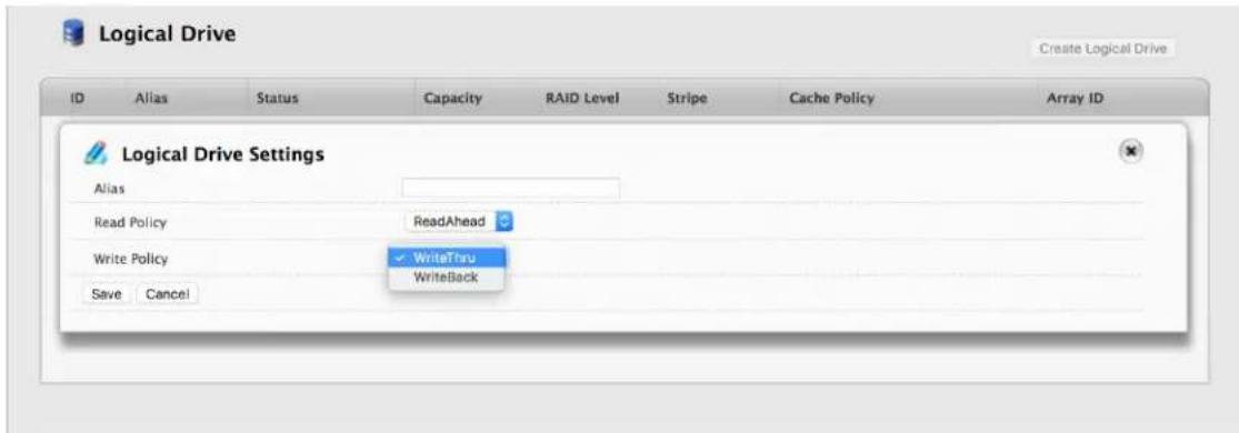 Promise Technology Pegasus3 R4 - Making Logical Drive Settings - 1