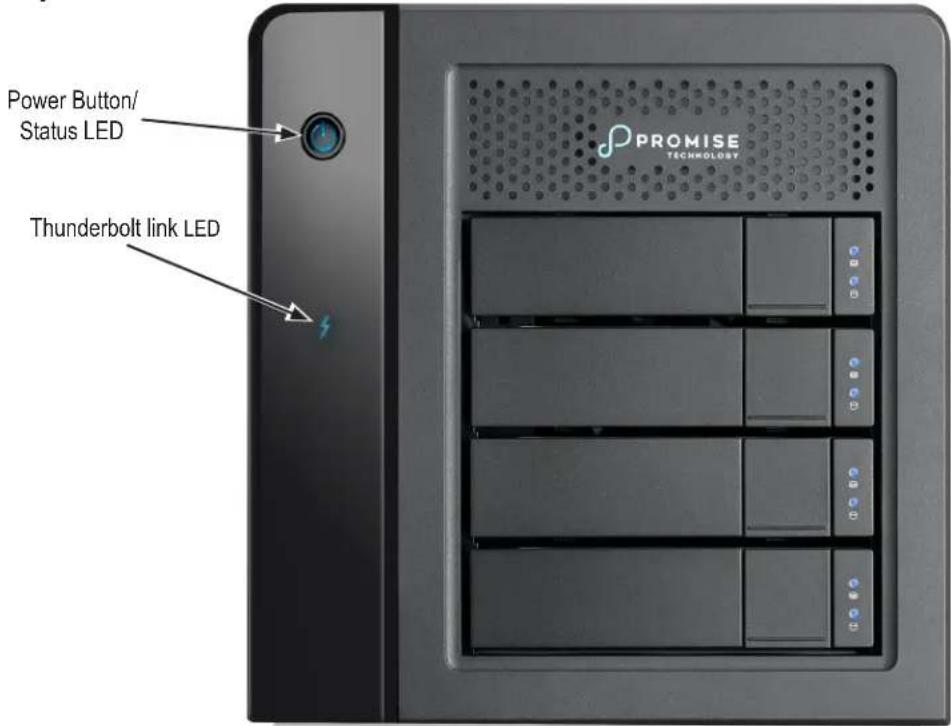 Promise Technology Pegasus3 R4 - Subsystem LEDs - 1