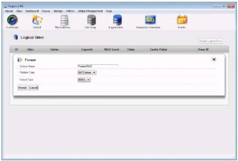 Promise Technology Pegasus3 R4 - Format Pegasus3 on Windows 7 - 4