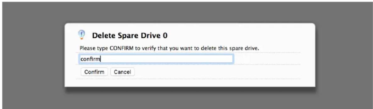 Promise Technology Pegasus3 R4 - Delete Spare Drive - 1