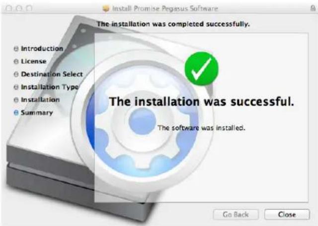 Promise Technology Pegasus3 R4 - Installing the Software on Mac - 7