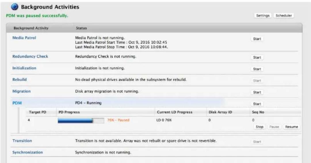 Promise Technology Pegasus3 R4 - Pause/Resume PDM - 1
