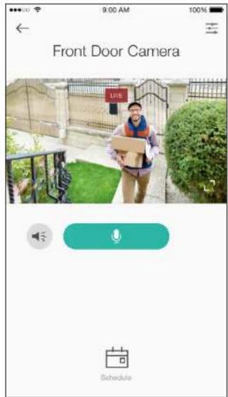 Front Door Camera LIFE Schedule