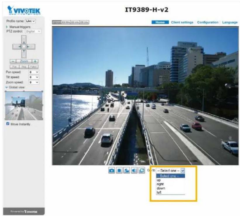 Vivotek Turret Dome IT9389-H - Home page in the E-PTZ Mode - 1