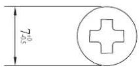 Vivotek Fisheye FE9582-EHNV - Mounting Screws - 5
