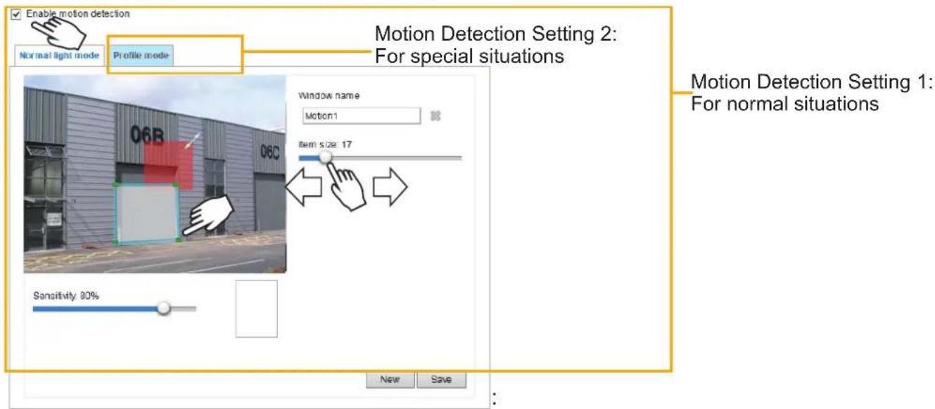 Vivotek Fisheye FE9582-EHNV - Applications > Motion detection - 1