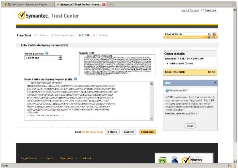 Vivotek Fisheye FE9582-EHNV - Create certificate request and install - 4