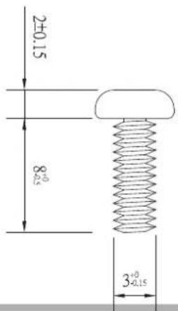 Vivotek Fisheye FE9582-EHNV - Mounting Screws - 8
