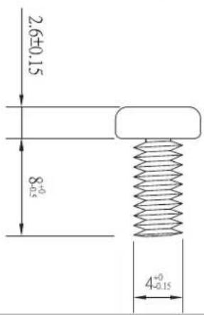 Vivotek Fisheye FE9582-EHNV - Mounting Screws - 7