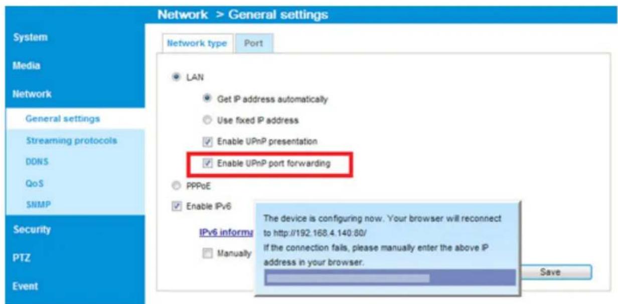 Vivotek Fisheye FE9582-EHNV - Internet connection via a router - 2