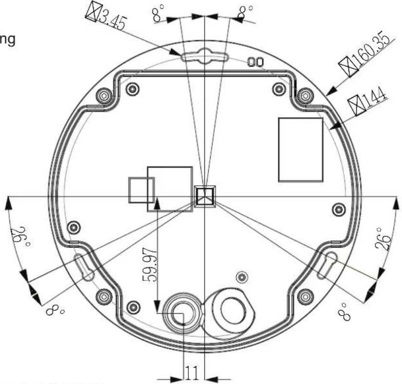 Vivotek Fisheye FE9582-EHNV - Mounting Positions - 1