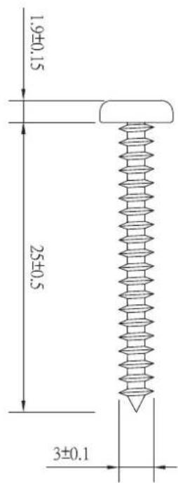 Vivotek Fisheye FE9582-EHNV - Mounting Screws - 1