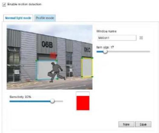Vivotek Turret Dome IT9388-HT - Applications > Motion detection - 2
