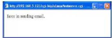 Vivotek Turret Dome IT9388-HT - Server type - Email - 2