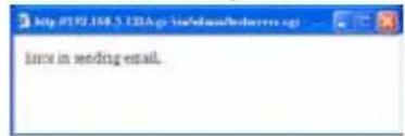 Vivotek Bullet IB8377-H - Server type - Email - 2