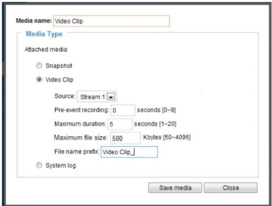 Vivotek Bullet IB8377-H - Media type - Video clip - 1