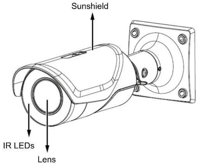 Vivotek Bullet IB9387-EHT - Physical Description - 1