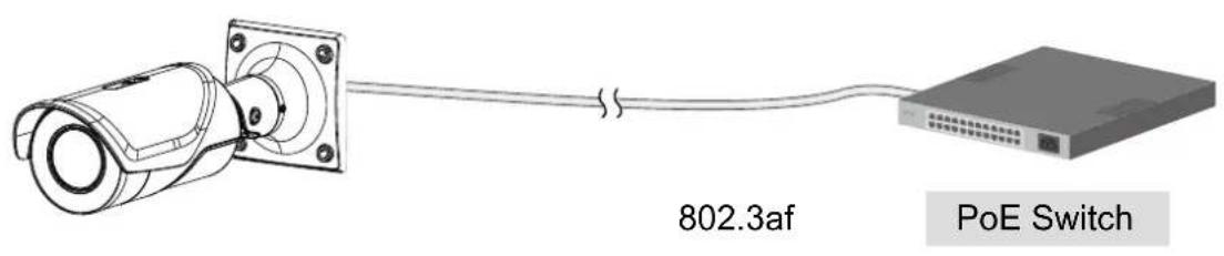 Vivotek Bullet IB9387-EHT - When using a PoE-enabled switch - 1