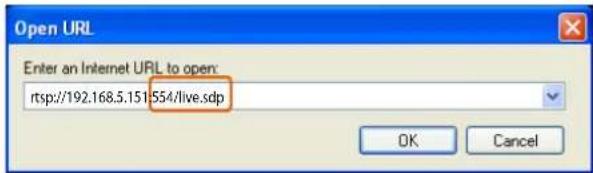 Vivotek Bullet IB9387-EHT - Using RTSP Players - 2