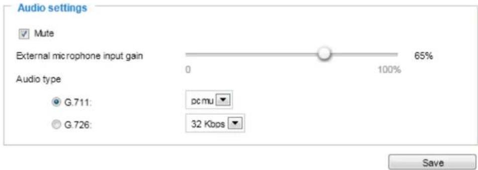 Vivotek Bullet IB9387-EHT - Audio Settings - 1