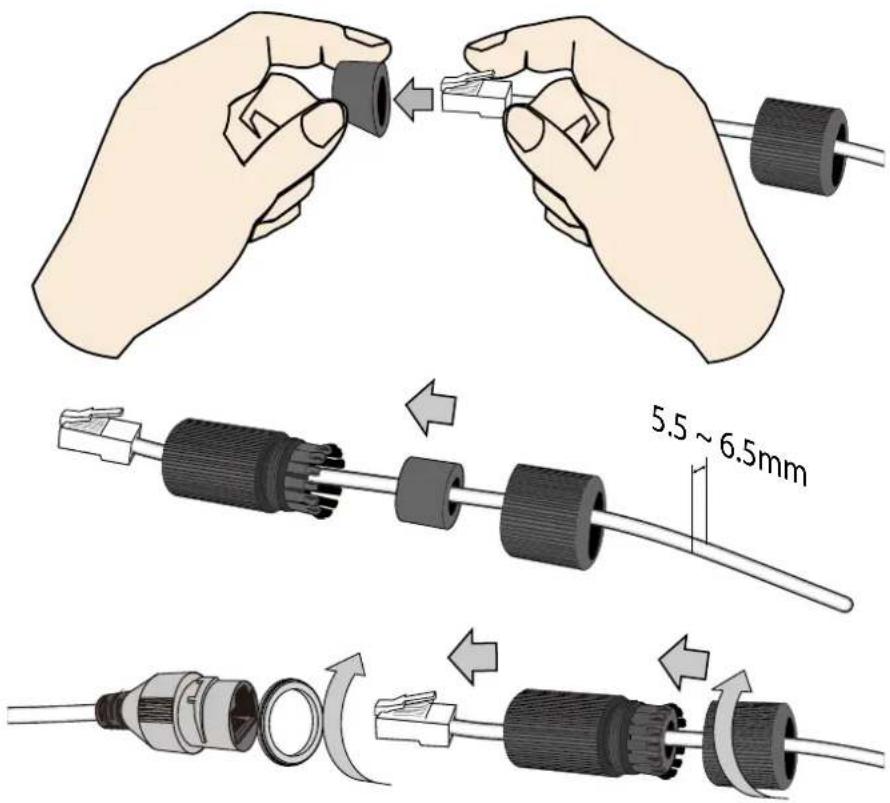 Vivotek Bullet IB9387-EHT - If used, connect the DI/DO, or audio wires to the terminal connectors. - 2