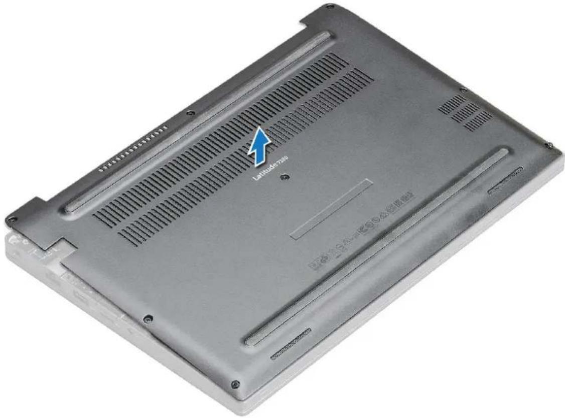 DELL Latitude 7380 - Removing base cover - 2