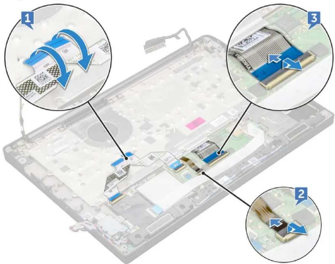 DELL Latitude 7380 - Removing keyboard assembly - 1