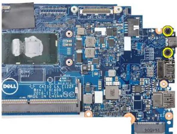 DELL Latitude 7380 - Removing system board - 6