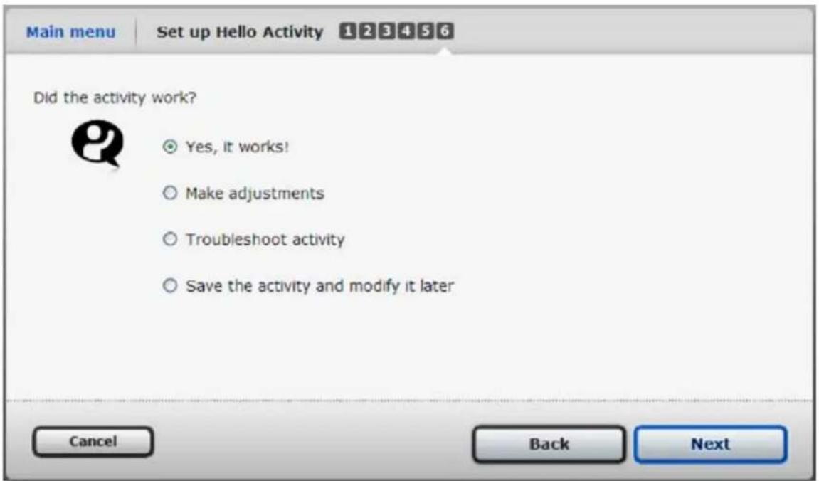 MONSTER Revolution 200 - finishing the Hello Activity - 1