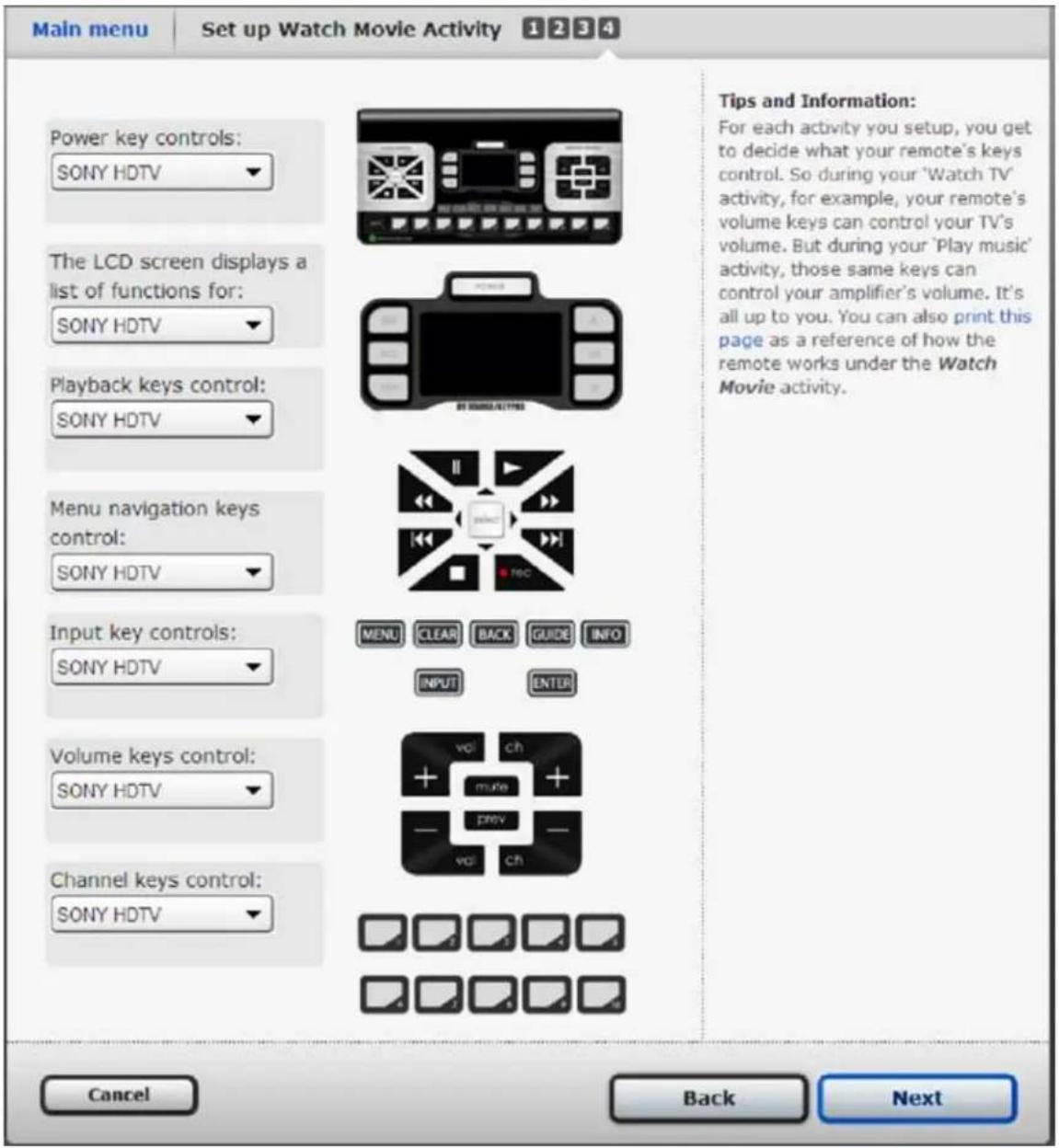 MONSTER Revolution 200 - Set the Volume/Channel/Transport Controls - 1
