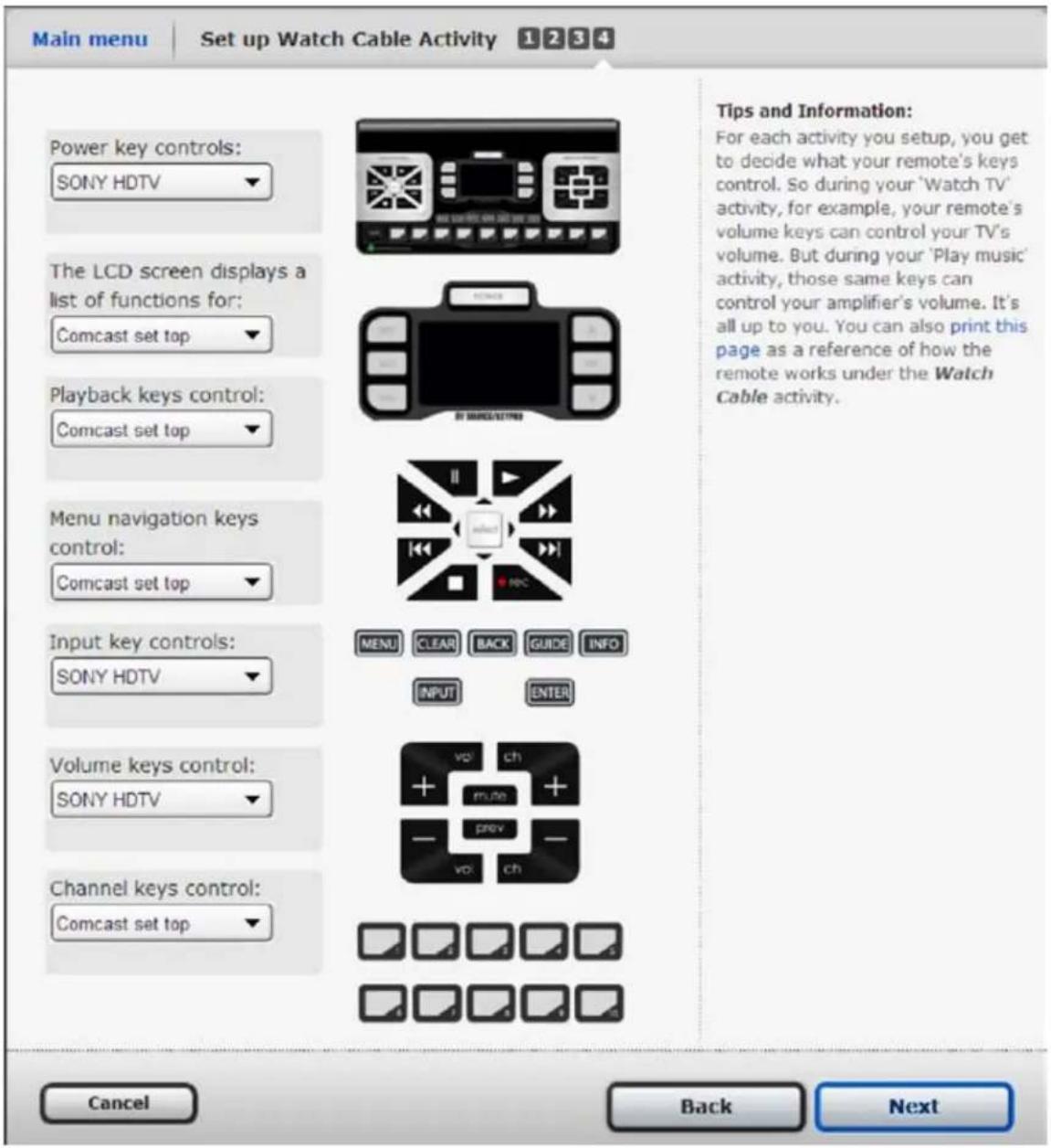 MONSTER Revolution 200 - Setting the volume/channel/transport controls - 1