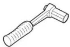 LG GA-B509MCZL - Инструменты, необходимые для перенавешивания дверец (не входит в комплект поставки) - 1