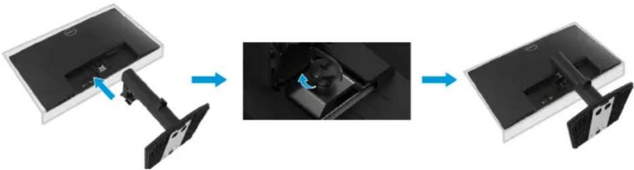 DELL E Series E2222HS - Ständer anschließen - 3