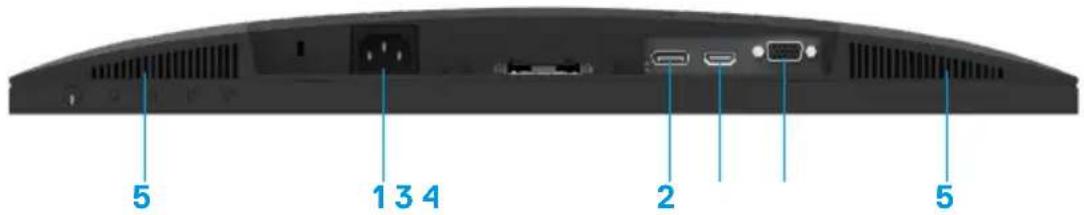 DELL E Series E2222HS - Übersicht über Funktionen und Bedienelemente - 4