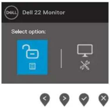DELL E Series E2222HS - So geben Sie die Taste(n) frei. - 1