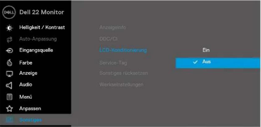 DELL E Series E2222HS - Auf das OSD-Menü zugreifen - 25