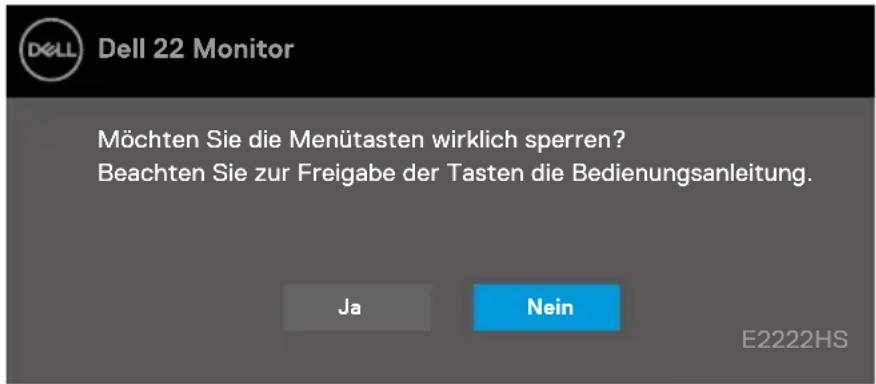 DELL E Series E2222HS - OSD-Warnmeldungen - 3